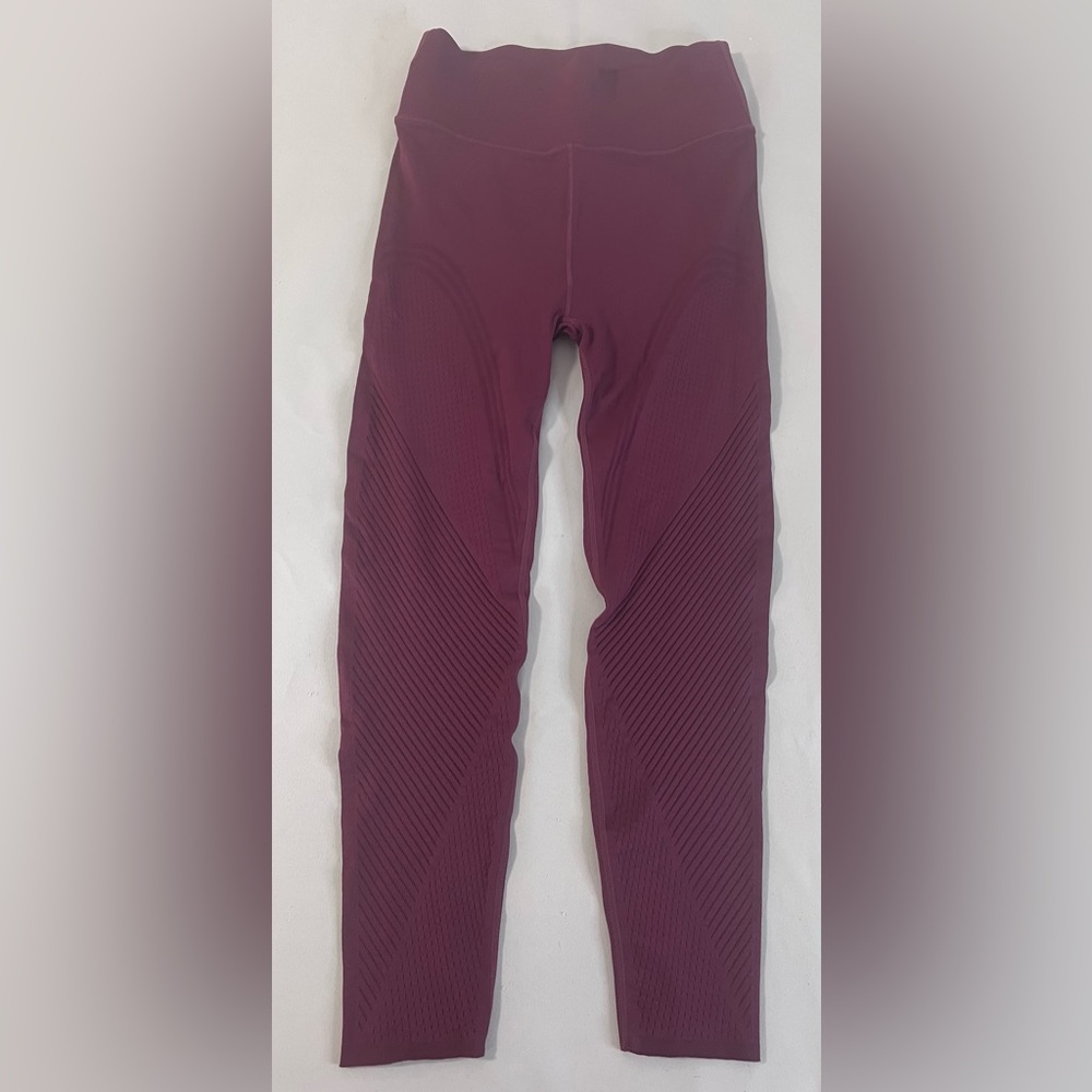 Fabletics Leggings Women’s Burgundy Oasis PureLuxe High-Waisted XL